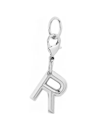 Lancel Letter R Bag Charm In 실버 톤