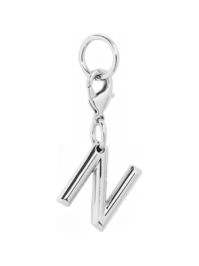 Lancel Letter-pendant Bag Charm In 실버 톤