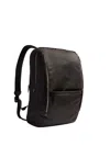 Lancel Logo-patch Backpack In Black