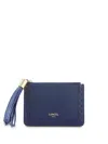 Lancel Logo-stamp Cardholder In Blue