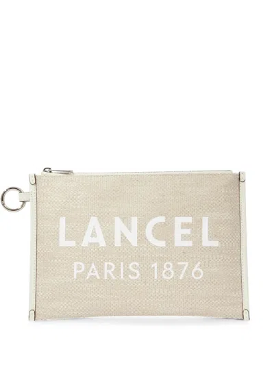Lancel Logo-print Pouch In Pattern