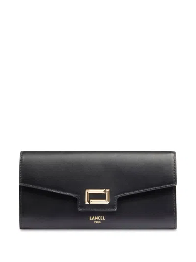 Lancel Long Angele Wallet In Black