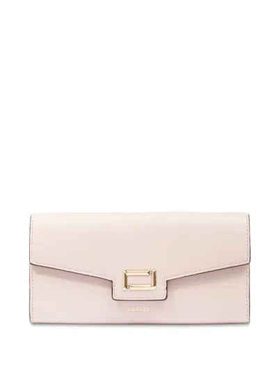 Lancel Long Angele Wallet In Pink