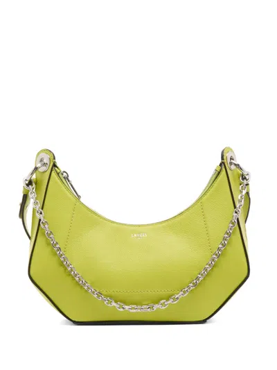 Lancel M Croisette Chain Shoulder Bag In Green