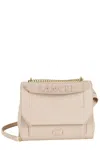 Lancel M Handbag In Cappuccino Grained Leather In Multi