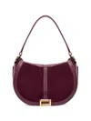 Lancel Medium Celeste De  Shoulder Bag In Purple