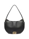 Lancel Medium Celeste Leather Shoulder Bag In Black