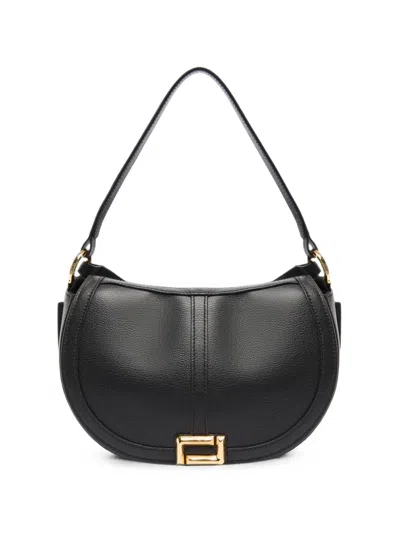 Lancel Medium Celeste Leather Shoulder Bag In Black