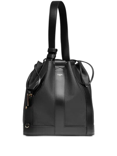 Lancel Medium Elles Bucket Bag In Black