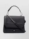 Lancel Medium Flap Bag Chain Strap In Black