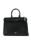 Lancel Medium Leather Tote Bag In Black