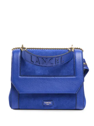 Lancel Medium Ninon Flap Shoulder Bag In Blue