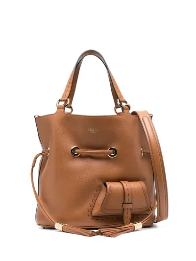 Lancel Medium Premier Flirt Bucket Bag In Brown