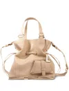 Lancel Premier Flirt Leather Bucket Bag In Neutrals