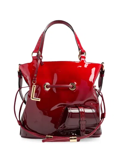 Lancel Medium Premier Flirt Leather Bucket Bag In Pink