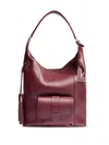 Lancel Medium Premier Flirt Tassel-embellished Shoulder Bag In Red