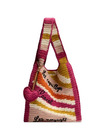 Lancel Medium Summer Mania Tote Bag In Multi
