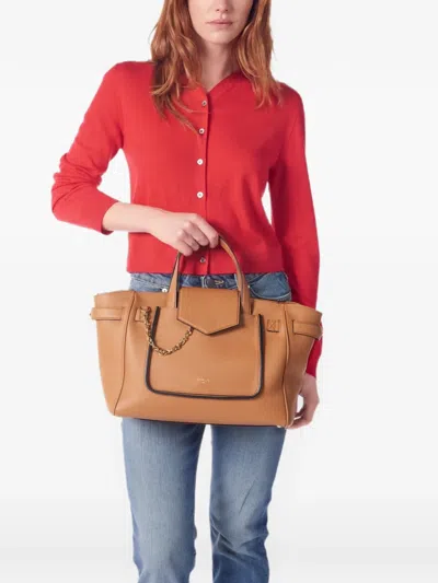 Lancel Medium Thea Tote Bag In Purple