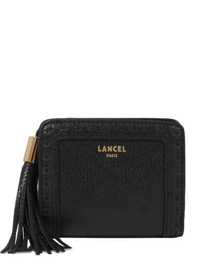 Lancel Medium Zipped Compact Wallet In Black