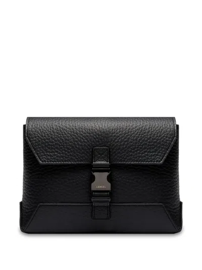 Lancel Milo Buckle Messenger Bag In Black