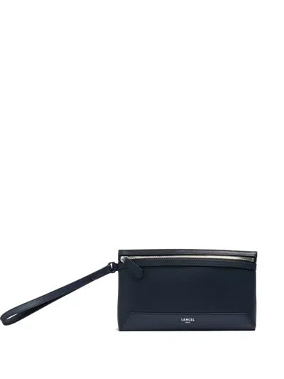 Lancel Milo Clutch Bag In Blue