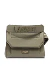 Lancel Mini Leather Cross Bag In Green