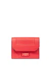 Lancel Mini Ninon Wallet In Red
