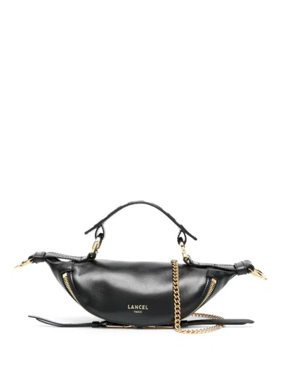Lancel Mini Origami Crossbody Bag In Black