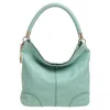 LANCEL MINT GRAINED LEATHER FLAIR HOBO