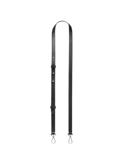 Lancel Mistral Adjustable Leather Strap In Black