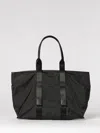Lancel Mistral Rollable Nylon Bag In Black