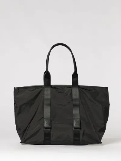 Lancel Mistral Rollable Nylon Bag In Black