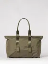 Lancel Mistral Rollable Nylon Bag In Brown