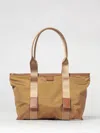 Lancel Mistral Rollable Nylon Bag In Sand