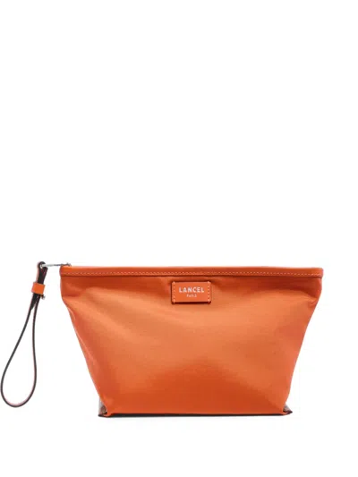 Lancel Mistral Rollable Wristlet Pouch In Black