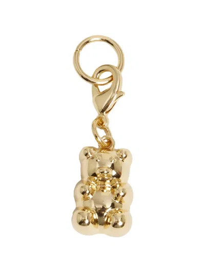 Lancel Multicharm Bear Keyring In Gold