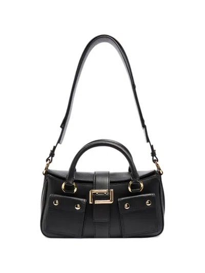 Lancel Multipocket Leather Shoulder Bag In Black