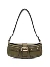 Lancel Multipocket Shoulder Bag In Green