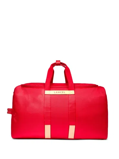 Lancel Neo Partance De  Weekender Bag In Red