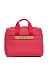 Lancel Neo Partance Wash Bag In Red