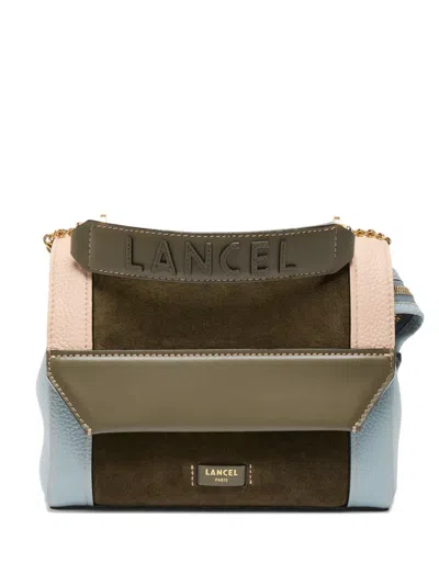 Lancel Ninon Colour-block Cross Body Bag In Green