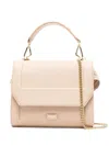 Lancel Medium Flap Bag Chain Strap In Neutral
