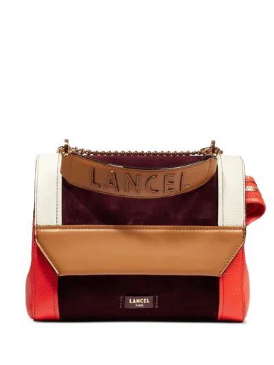 Lancel Ninon Flap Bag In 橘色