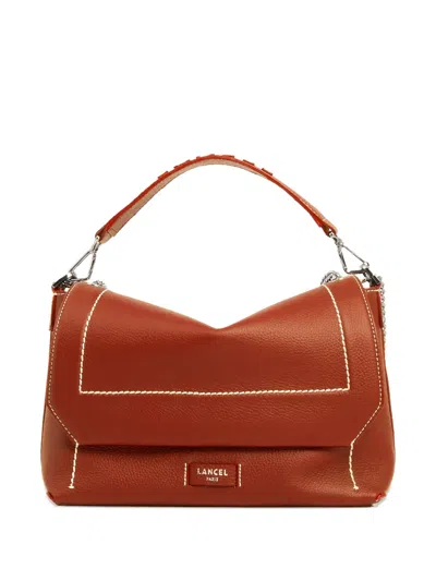Lancel Ninon Flap Chain Bag In Brown