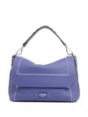 Lancel Ninon Flap-detail Leather Satchel In Blue