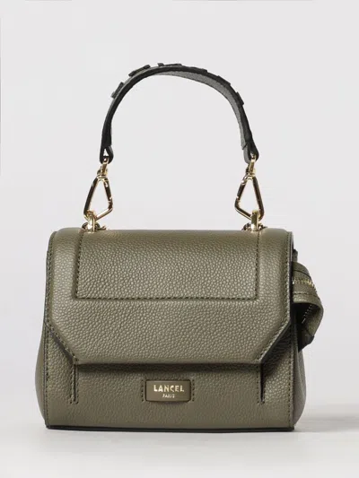 Lancel Ninon Grained Leather Bag In Green