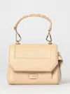 Lancel Ninon Grained Leather Bag In Neutral