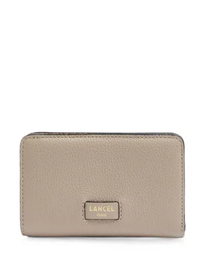 Lancel Ninon Grained Wallet In Brown