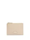 Lancel Ninon Leather Carholder In Neutrals