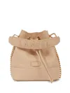 Lancel Ninon Leather Mini Bag In Neutrals